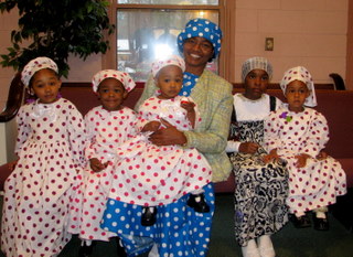 Sisters Jean and children